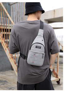 Wholesale Nylon Single Shoulder Waterproof Crossbody Bags Fashion <b>Men</b> Travel Messenger Bag <b>Mens</b> Chest Bag - Product Image 4