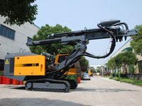 Foreuse pneumatique sur chenilles Kaishan KT15 de 25 m pour forage de puits, avec compresseur d'air, pour utilisation en surface au diesel