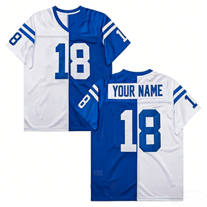 Вышитая футболка для американского футбола высокого качества, сшитая по технологии League Stitched, для команд США, Даллас, Индианаполис, национальных сборных и клубов. - Product Image 2