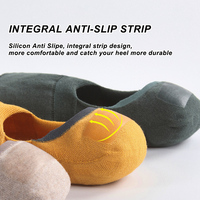 Coupe basse botte courte cheville pas de spectacle Sneaker livraison directe doublure unisexe Invisible anti-dérapant mince confortable mocassins hommes chaussettes en bambou