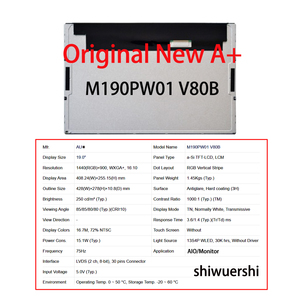 Nouvel écran LCD AIO 19 pouces A+ 1440*900 LVDS 30 broches de remplacement M190PW01 V0 V1 V80B V80E V80F V80J V80K V80L - Product Image 2