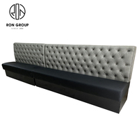 Design moderne personnalisé restaurant hôtel mobilier tables et chaises en bois coussin souple siège cabine de restaurant