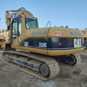 Obral Mesin Bekas Awet Caterpillar Excavator CAT 320C 320CL Bekas Asli dari Dalam Halaman