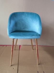 <strong>Cheap</strong> Hotel Velvet Dining <strong>Chair</strong> With Gold Legs <strong>Comfy</strong> Blue Dining Room Furniture Table Set 8 <strong>Chairs</strong> Cafe Upholstered Dining <strong>Chair</strong> - Product Image 2