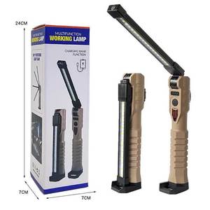 Lámpara de Trabajo LED Recargable y Plegable, Banco de Energía de 3600mAh, Base Magnética, Lámpara de Inspección para Automóviles - Product Image 3