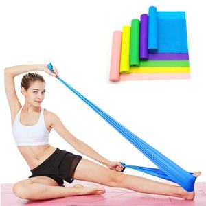 Bandas de Resistencia Planas de Látex de 5-10 Libras para <span class=keywords><strong>Ejercicios</strong></span> de Estiramiento, Flexibilidad, Pilates, Yoga, Ballet, Gimnasio, Deportes y Fitness - Product Image 1