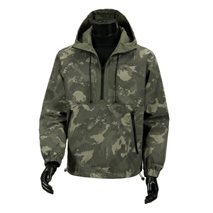 Custom Camouflage Men's Half-zip Windproof <b>Jacket</b>, Suitable for Outdoor Hiking, Hooded Pullover, Outdoor Windproof <b>Jacket</b> - Product Image 5