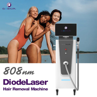 Machine professionnelle d'épilation au laser à diode 755nm 808nm 940nm 1064nm, technologie FPC, détecteur de poils AI, système de refroidissement par glace, système de beauté