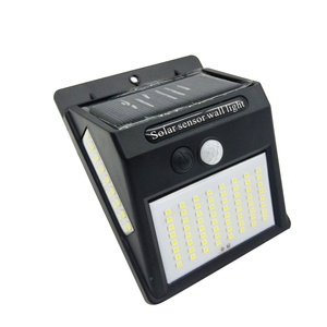 Lampe solaire murale LED extérieure étanche avec détecteur de mouvement PIR, 100 LED, 3 modes, pour portail, couloir, jardin, décoration de rue - Product Image 5