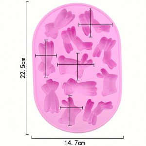 Molde de Silicona con Forma de Conejo y Nabo para Pasteles, Jabones y Velas Hechos a Mano, Ideal para el Festival de Pascua, Venta Caliente, OEM/ODM - Product Image 2