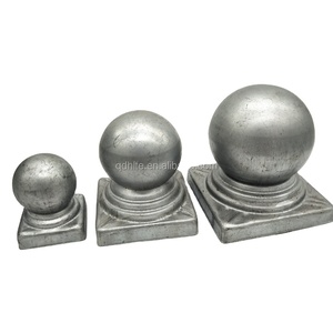 Chất lượng cao các bộ phận sắt hàng rào bài Bóng cap bài Bìa hàng rào bài cap cho đường ống - Product Image 3