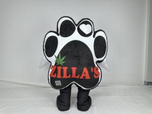 Fábrica personalizada su logotipo de diseño traje de mascota inflable publicidad al aire libre baile en movimiento animal pie pata mascota - Product Image 3