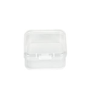 Caja de almacenamiento cuadrada transparente de 4,5 cm de PP con tapa para organizadores de joyas, capacidad pequeña de 0-1L, número de pieza 5031 - Product Image 4