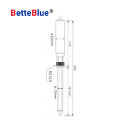 Nouveau pH-mètre professionnel haute précision 0-12PH, 0-80 (2026) ℃ , 0,6 MPA, Concentration de HF inférieure à 3000 ppm, RS485, 9-36 VDC, Capteur de pH numérique Fo