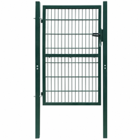 Portail coulissant simple en acier pour clôture de jardin