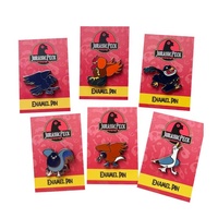 Épinglette Gothique Scintillante en Émail – Conception Personnalisée, Prix Abordable, Qualité Supérieure – Badge Métallique à Revers, Broche, Texte Personnalisé, Épinglette de Collection, Cadeau