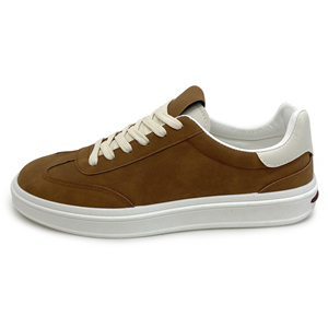 Nouveau style de chaussures décontractées basses pour hommes semelles épaisses de haute qualité fermeture à lacets doux respirant anti-dérapant petit design blanc - Product Image 5