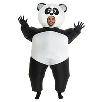 Costume gonflable de panda, personnage de dessin animé pour jeu de rôle familial d'Halloween