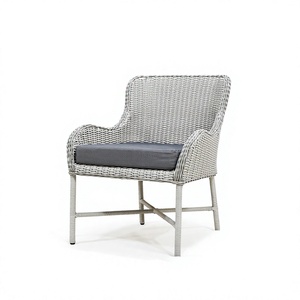 Chaise de salle à manger d'extérieur à sangles - Résistante aux intempéries, pour un décor bistrot moderne - Ventes flash - Product Image 1