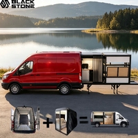Module de conversion multifonction portable pour camping-car avec évier et rangement, Modulo Cucina Letto pour Furgoni Camper