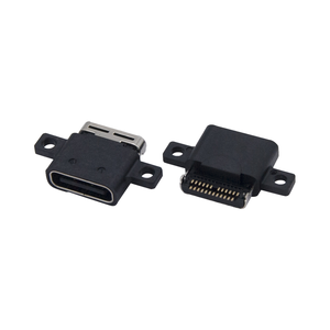 Conector USB Tipo C Hembra Estándar, Resistente al Agua, de 24 Pines, Montaje SMT, 30V, Sin Blindaje, Carga Rápida - Product Image 4