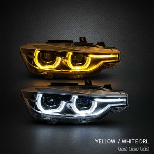 Phare avant <span class=keywords><strong>LED</strong></span> complet LUFENG pour BMW Série 3 F30 F35, feux de croisement, feux de route, clignotants, feux de jour, <span class=keywords><strong>LED</strong></span> jaune et blanc - Product Image 1