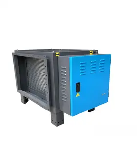 kitchen exhaust electrostatic precipitator power 200w oil fume purifier electrostatic filter