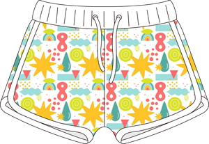 Costumi da bagno all'ingrosso personalizzati con stampa, pantaloncini elastici per bambini, per l'estate, per neonati e bambine - Product Image 4