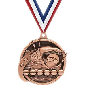 Özel boş Metal Karate tekvando futbol spor alaşım çinko gümüş madalya ve kupa