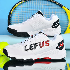 Chaussures de badminton et de tennis professionnelles noires pour hommes, légères, respirantes, antidérapantes, toutes saisons, pour l'intérieur, vente en gros OEM - Product Image 2