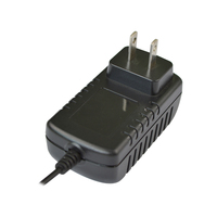 Adaptateur secteur mural AC/DC 24W 12V 2A US EU UK AU 5.5*2.1mm OVP OCP SCP pour CCTV, bande LED, mini-pompe, humidificateur CE FCC RoHS OEM
