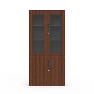 Best Seller Metal Cabinet Office Furniture Iron File Storage Cabinet Price Modern Design Double Doors Steel Filing Cabinet