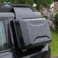 Boîtes de rangement noires populaires pour pièces 4x4, boîte à outils en ABS et fer, boîte latérale pour JETOUR T2