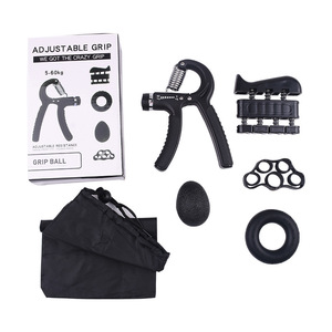 ด้ามจับสแตนเลสแบบปรับได้สำหรับฝึกความแข็งแรงด้ามจับกันลื่นสำหรับการนับมือออกกำลังกายแขนนิ้วมือ - Product Image 1