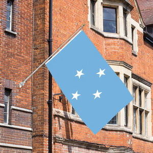 ธงไมโครนีเซียอันตราประเทศ3X5ฟุตแขวนกลางแจ้งเส้นใยโพลีเอสเตอร์ - Product Image 2