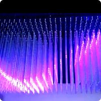 Tube LED flexible étanche IP68 DC12V SMD5050 RGB 360 degrés, effet météore, vidéo verticale, pixel DMX512 pour scène extérieure