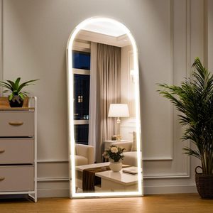 CF Arch Marco de aluminio dorado Espejos Led Montado en la pared <span class=keywords><strong>Espejo</strong></span> completo <span class=keywords><strong>Baño</strong></span> de hotel <span class=keywords><strong>Baño</strong></span> <span class=keywords><strong>Espejo</strong></span> Led de longitud completa con luz - Product Image 2