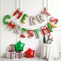 Chaîne de ballons à thème de Noël pour la décoration de fête