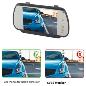Monitor de espejo retrovisor AHD IPS de 7 pulgadas con certificación de calidad coreana. - Product Image 4