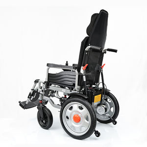 ゾーシャイン 250W×2 デュアルモーター 電動車椅子、多機能調整可能折りたたみ式電動車椅子（リクライニング式背もたれ付き） - Product Image 4