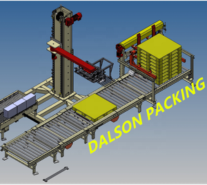 Automatische Swing Arm Carton Palletizer, Links En Rechts Pallet Palletiseermachine, Enkele Kolom Carton Pallet Stapelen Systeem - Product Image 6