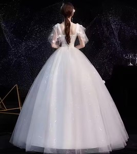 NDC10091 Nouvelle Robe de Mariée <span class=keywords><strong>Taille</strong></span> Haute pour Femmes Enceintes, <span class=keywords><strong>Grande</strong></span> <span class=keywords><strong>Taille</strong></span>, avec Bretelles, Qidi Photo Studio, pour Femmes Enceintes de Forte <span class=keywords><strong>Taille</strong></span> - Product Image 6