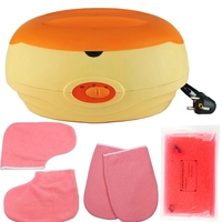 Paraffin wachs heizung für Handfuß therapie Bad Wachs topf wärmer Beauty Salon Spa Heizung Wachs maschine mit Bootie Mitts