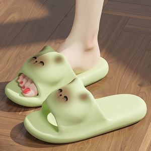 Pantuflas Ecológicas Coreanas de Punta Abierta, Ligeras, para Interiores, con Suela de PVC, Entresuela de Microfibra, Parte Superior de Tela Elástica, Antiolor - Product Image 4