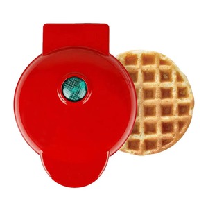 <span class=keywords><strong>Mini</strong></span> gaufrier électrique rond antiadhésif multifonction portable personnalisé mignon - Product Image 1