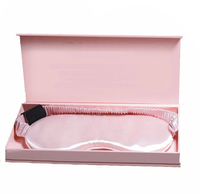 Offre Spéciale meilleure vente véritable taie d'oreiller en soie ensemble de masques pour les yeux personnalisé doux 100% masque pour les yeux en soie de mûrier