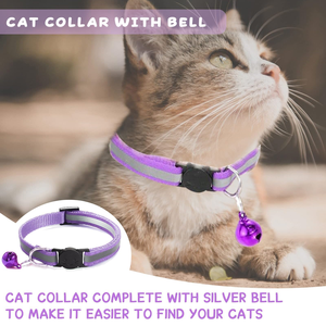Collier Réfléchissant Réglable pour Chat en Gros, Couleurs Assorties - Product Image 5