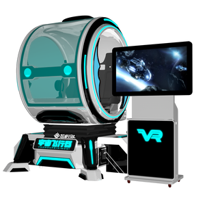 Avion de vol de réalité virtuelle de simulateur de vol d'avion d'hélicoptère commercial de 9D VR pour le matériel d'intérieur de <span class=keywords><strong>PC</strong></span> en métal de centres de jeux - Product Image 5