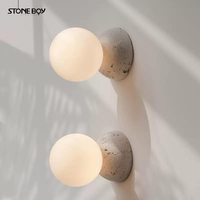 Lampe murale en marbre italien de luxe au design minimaliste pour couloir, escalier, salon, mur d'accentuation et éclairage de chevet