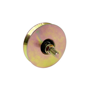 100 ~ 300kg roue à rainure en V rouleau de voie de porte coulissante avec support roulettes rigides robustes rouleau de porte coulissante - Product Image 3